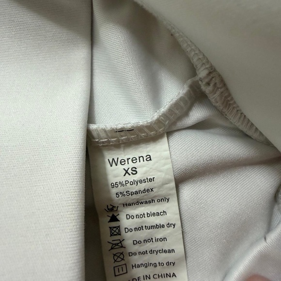 White Athletic Tennis Skirt - Picture 2 of 6